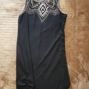 Elegant Black Embellished Dress